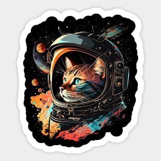 astro cat Sticker